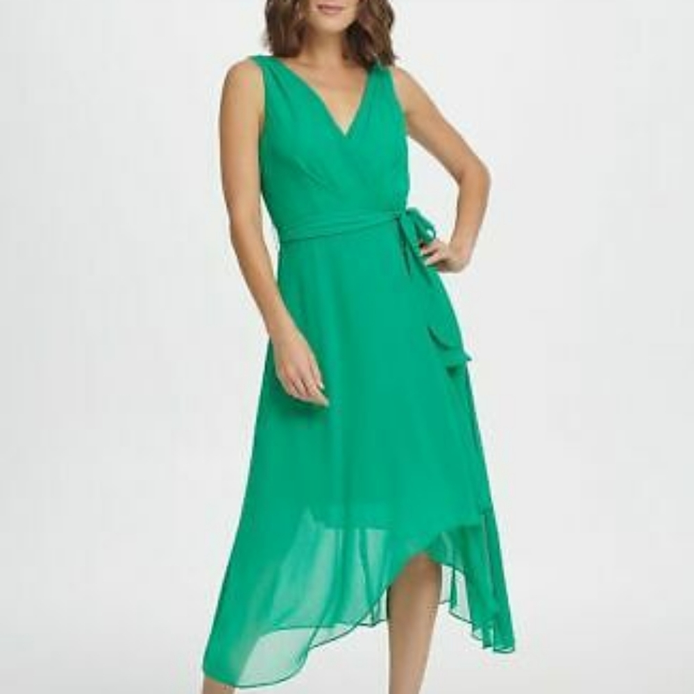 DKNY Ethereal Green Special Event Dress - like-new!